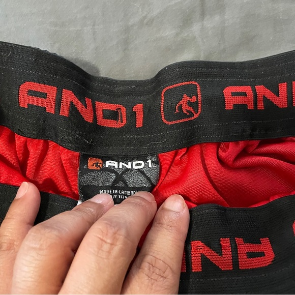 And1 perforated basketball shorts sz medium - Picture 4 of 7